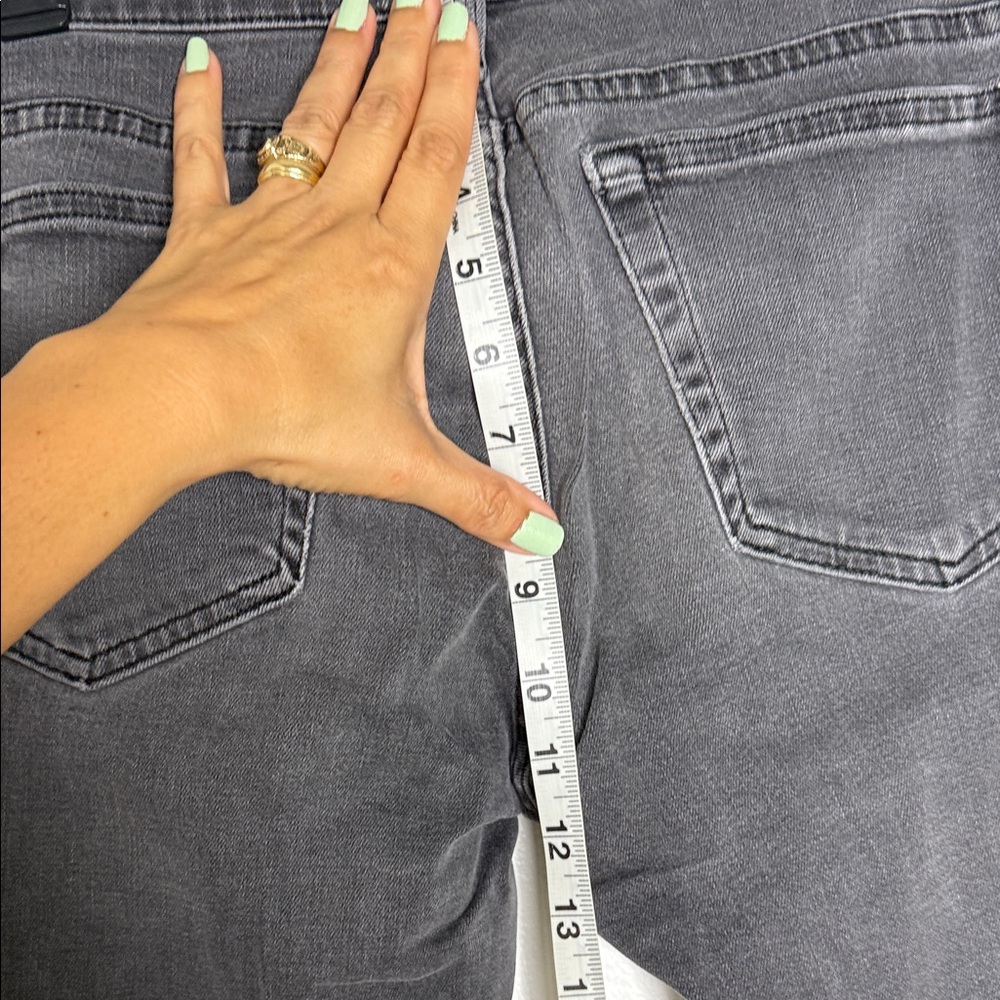Frame Denim women black Washed Charcoal Skinny Jeans size 29 - Picture 9 of 11